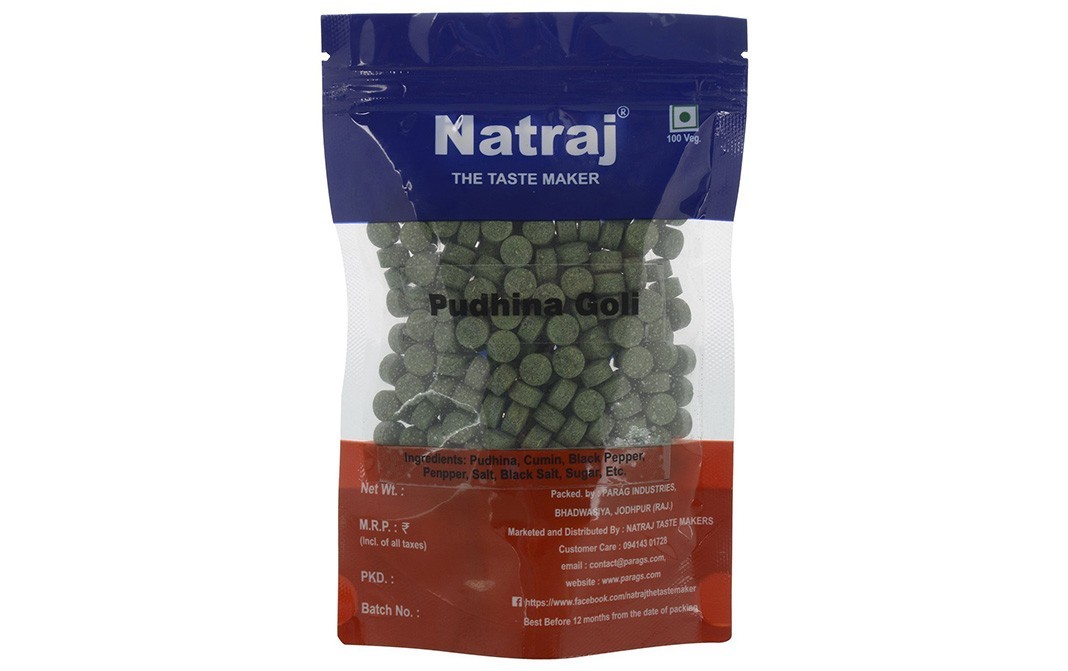 Natraj Pudhina Goli    Pack  200 grams